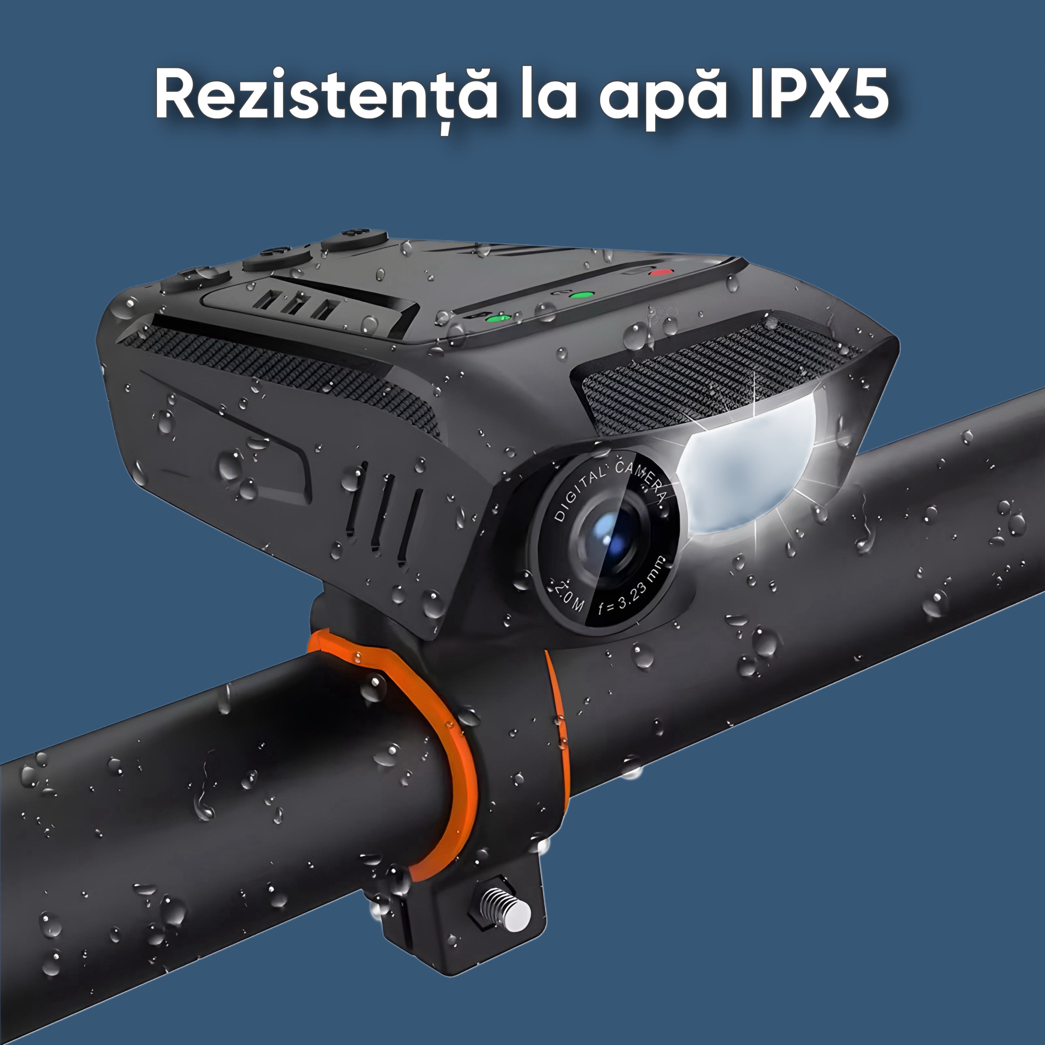 Camera Video de actiune pentru Bicicleta si Motocicleta 3 in 1, HexaEye
