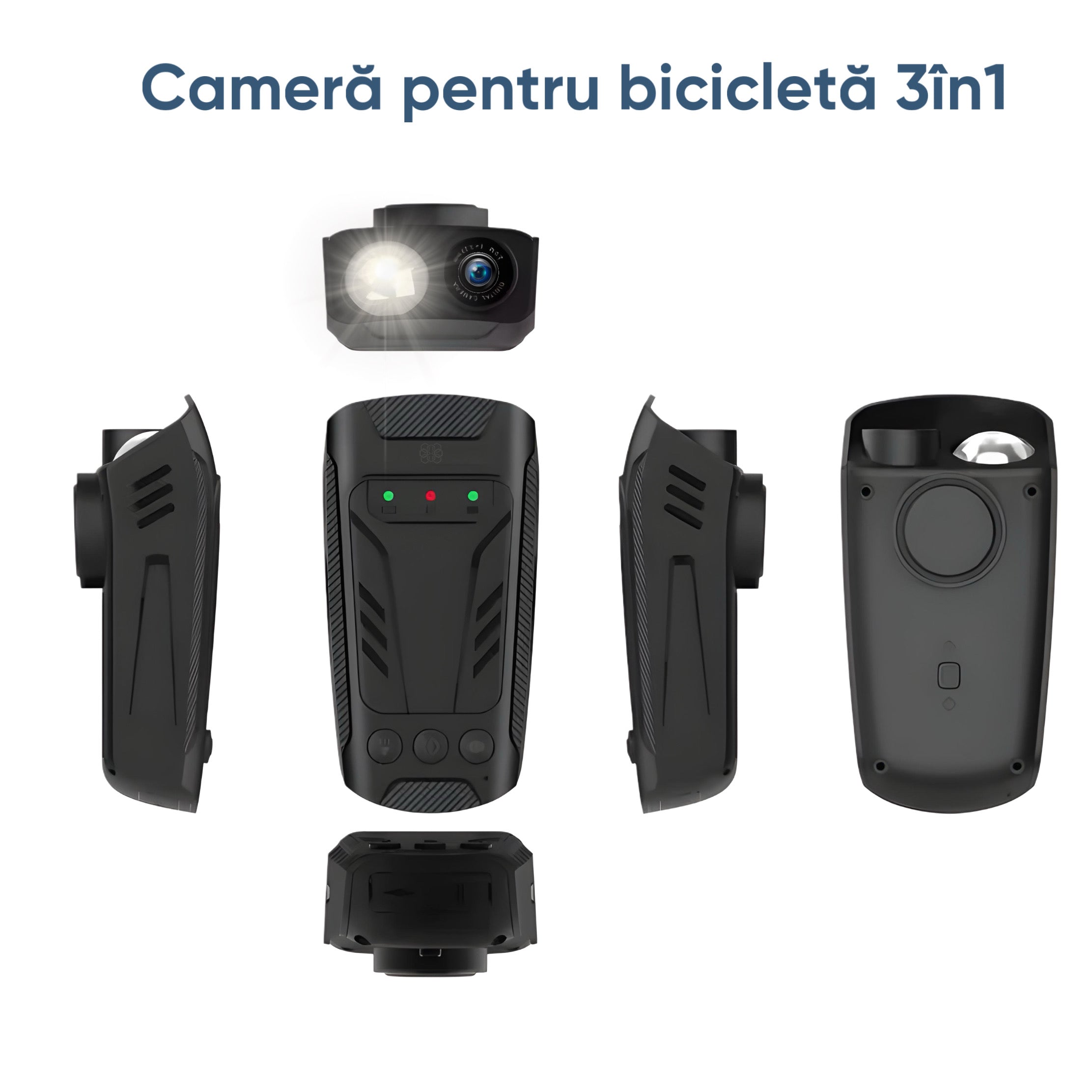 Camera Video de actiune pentru Bicicleta si Motocicleta 3 in 1, HexaEye
