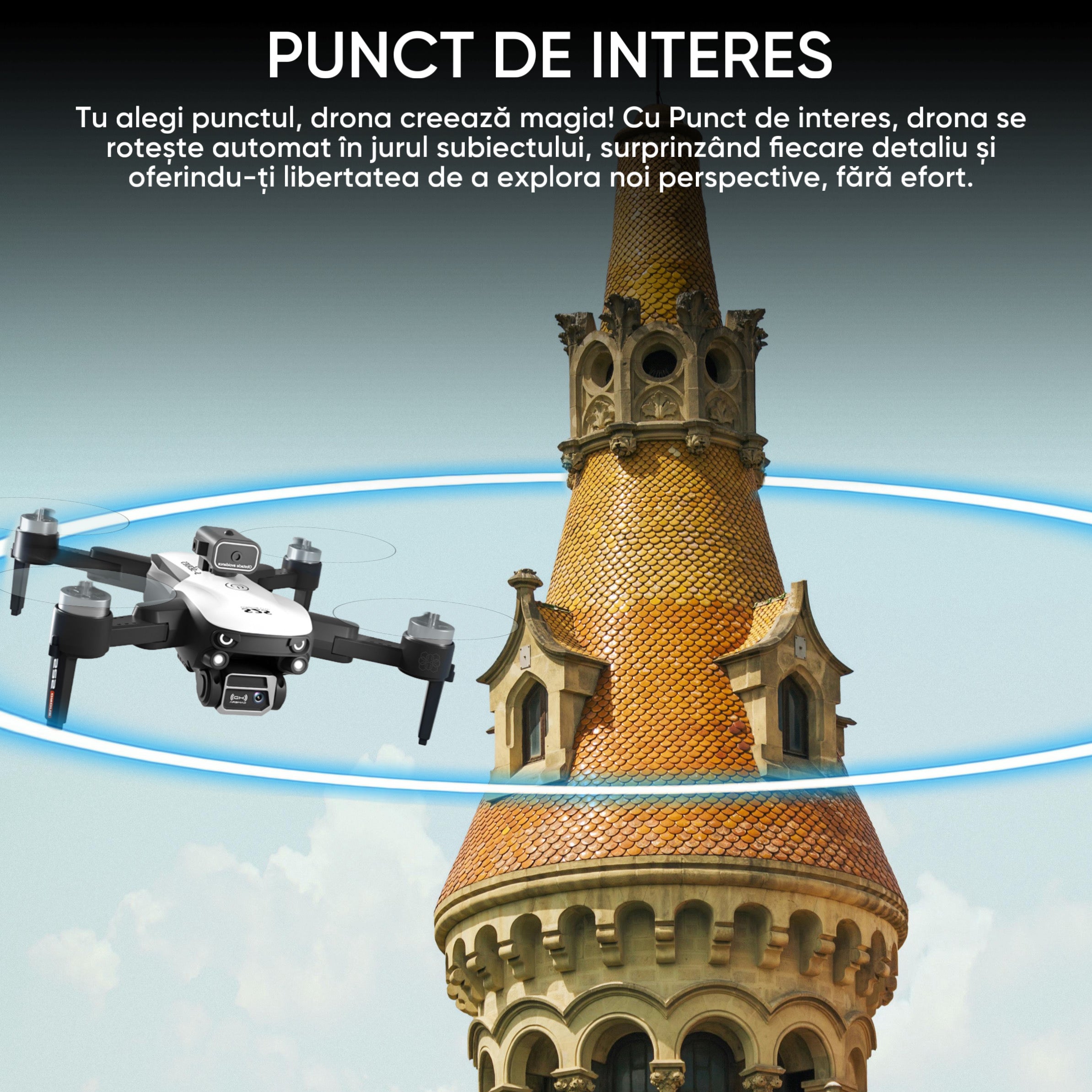 Drona incepatori, Original HexaCraft S-Seris, Camera duala 3MP