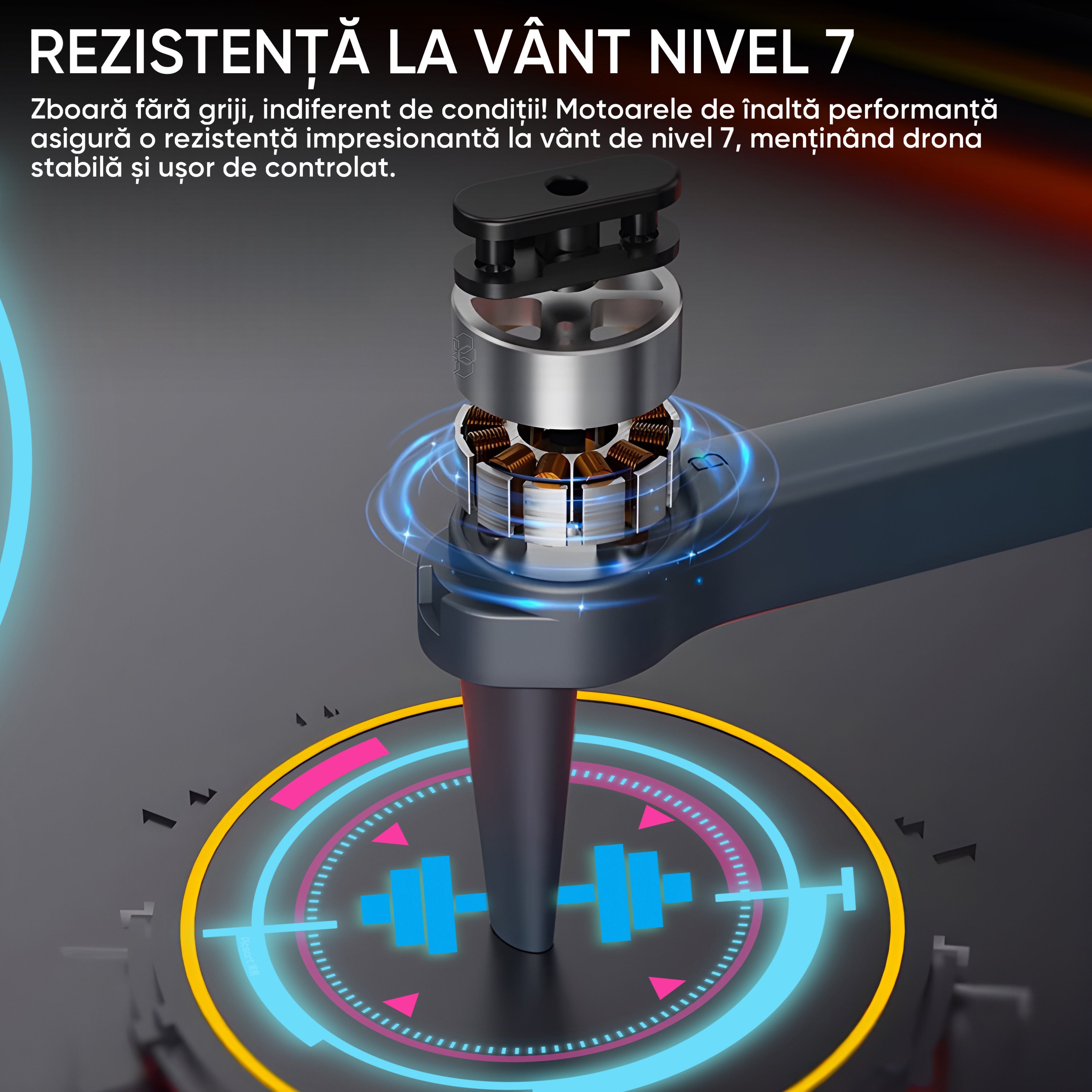 Drona pentru nivel mediu, HexaCraft, Model ZetaFly, GPS, 5G, 3 Camere HD