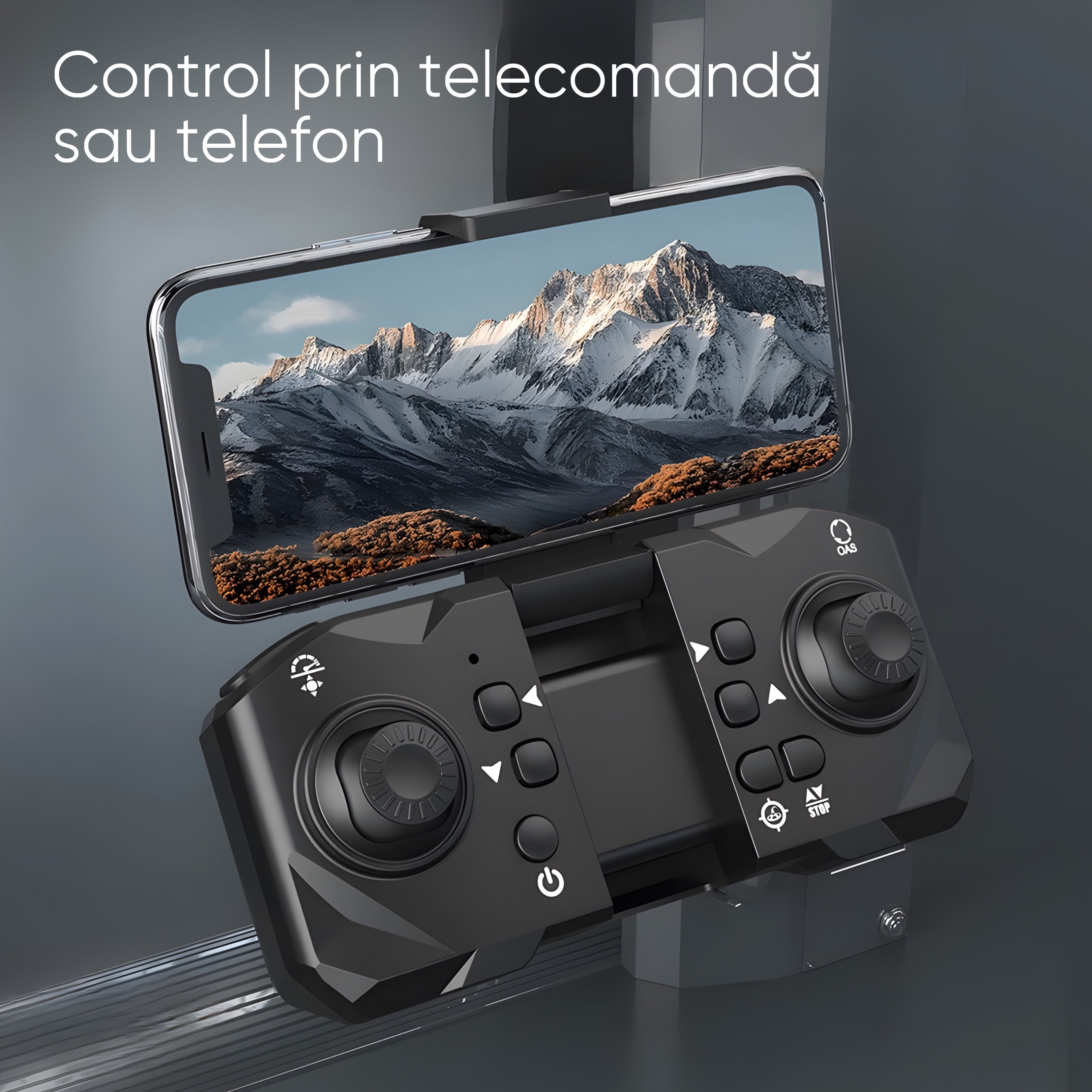 Drona cu 2 camere HD, HexaCraft, Model EagleFly, Negru