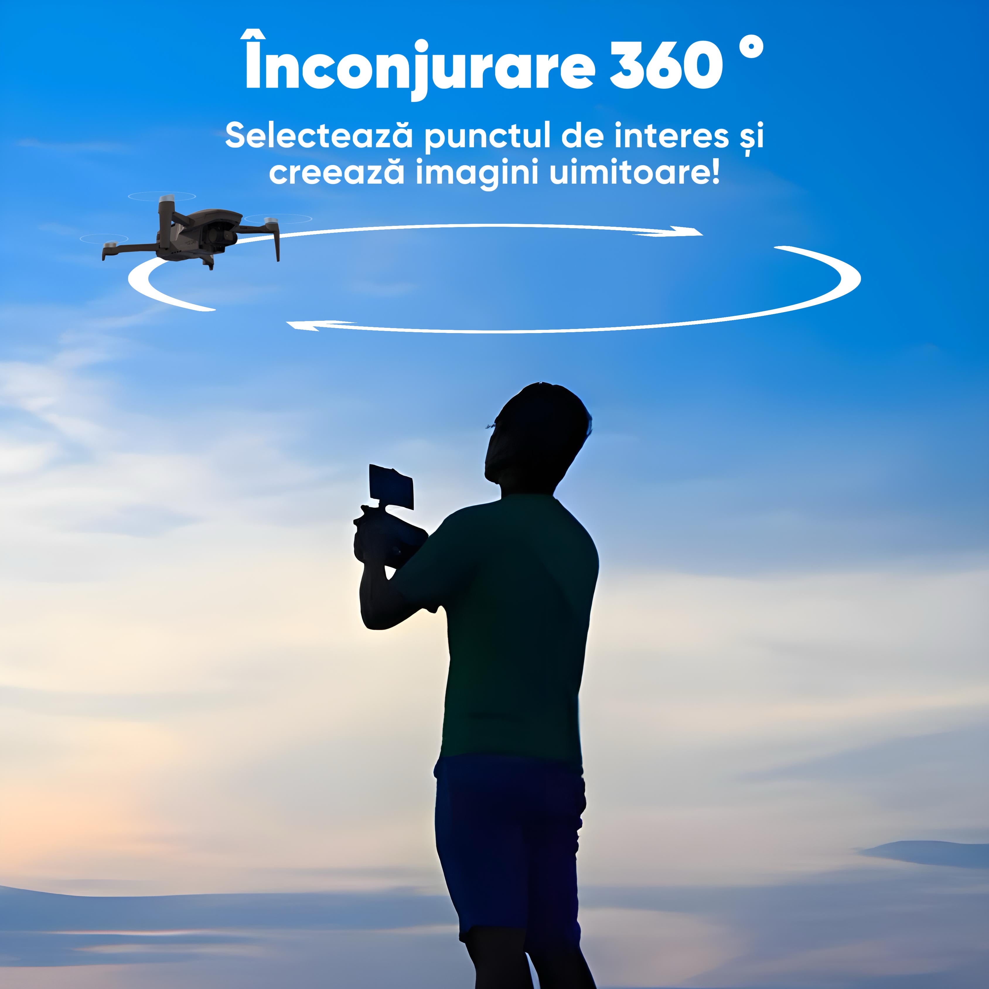 Drona profesionala Combo-Fly, GPS, Obiective 4K, HexaCraft