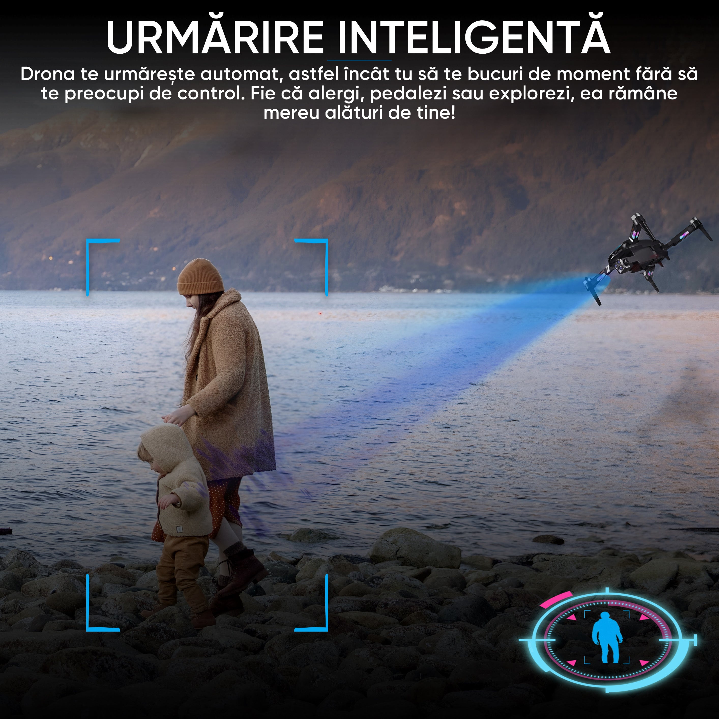 Drona HexaCraft, model LumiFly, 4 camere HD Wide-Angle