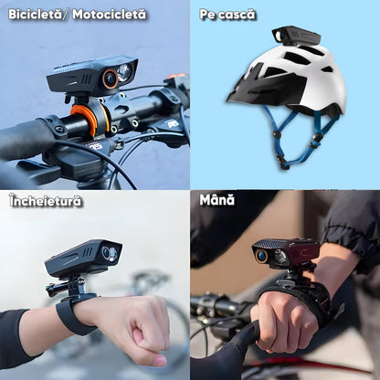 Camera Video de actiune pentru Bicicleta si Motocicleta, HexaEye Pro