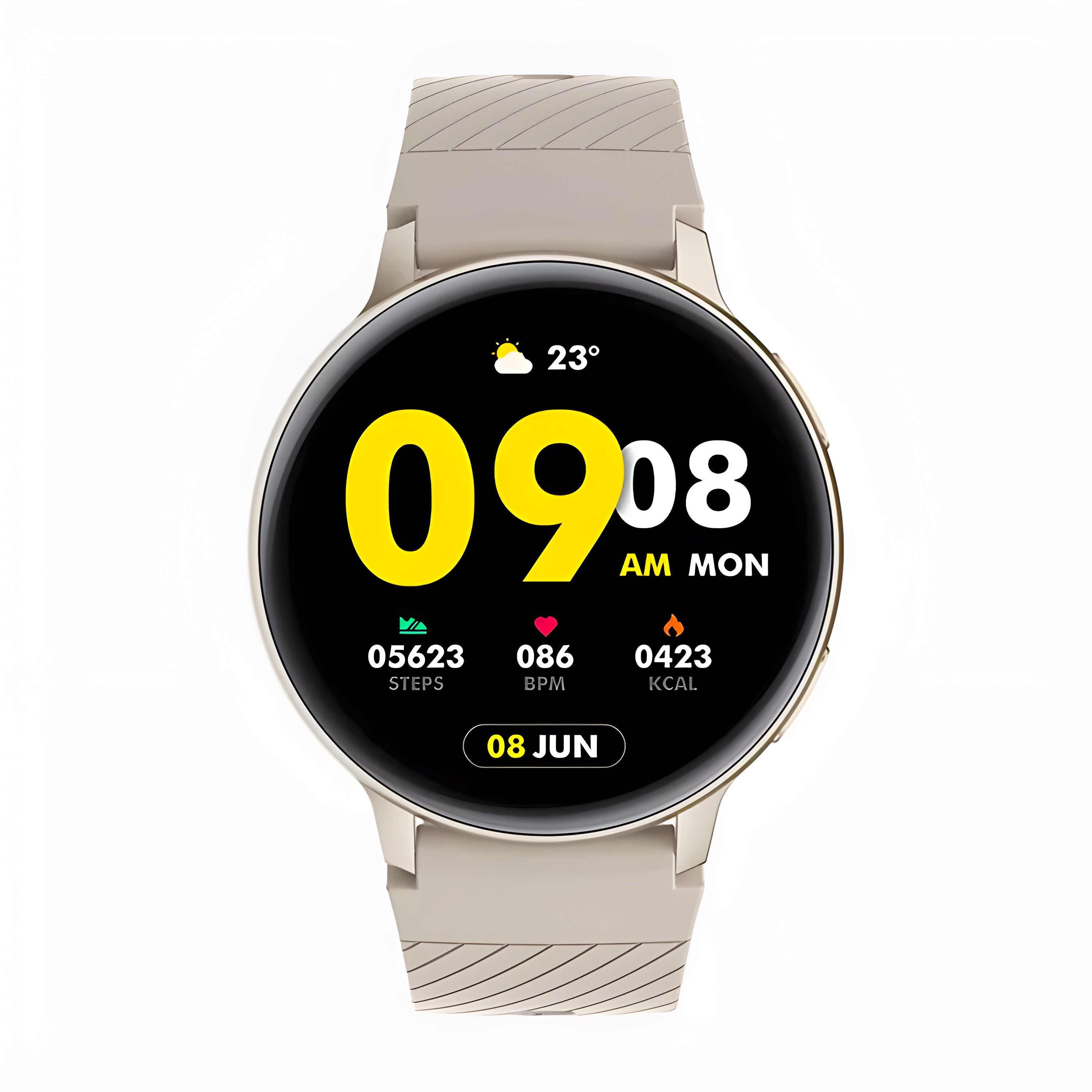 Ceas SmartWatch, HexaCraft, Touchscreen, SLIM, UniSex, Rezistent la apa si coliziuni, Monitorizarea starii de sanatate, Fitness, Durata de viata baterie 5 zile, Asistent vocal, Permite apeluri, Incarcare wireless, Silver