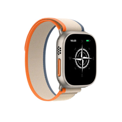 Ceas Smartwatch, Touchscreen, Ecran AMOLED, Asistent vocal, Monitorizarea starii de sanatate, Fitness, Meniu Waterfall, Cadran AI, Rezistent la apa si socuri, Portocaliu