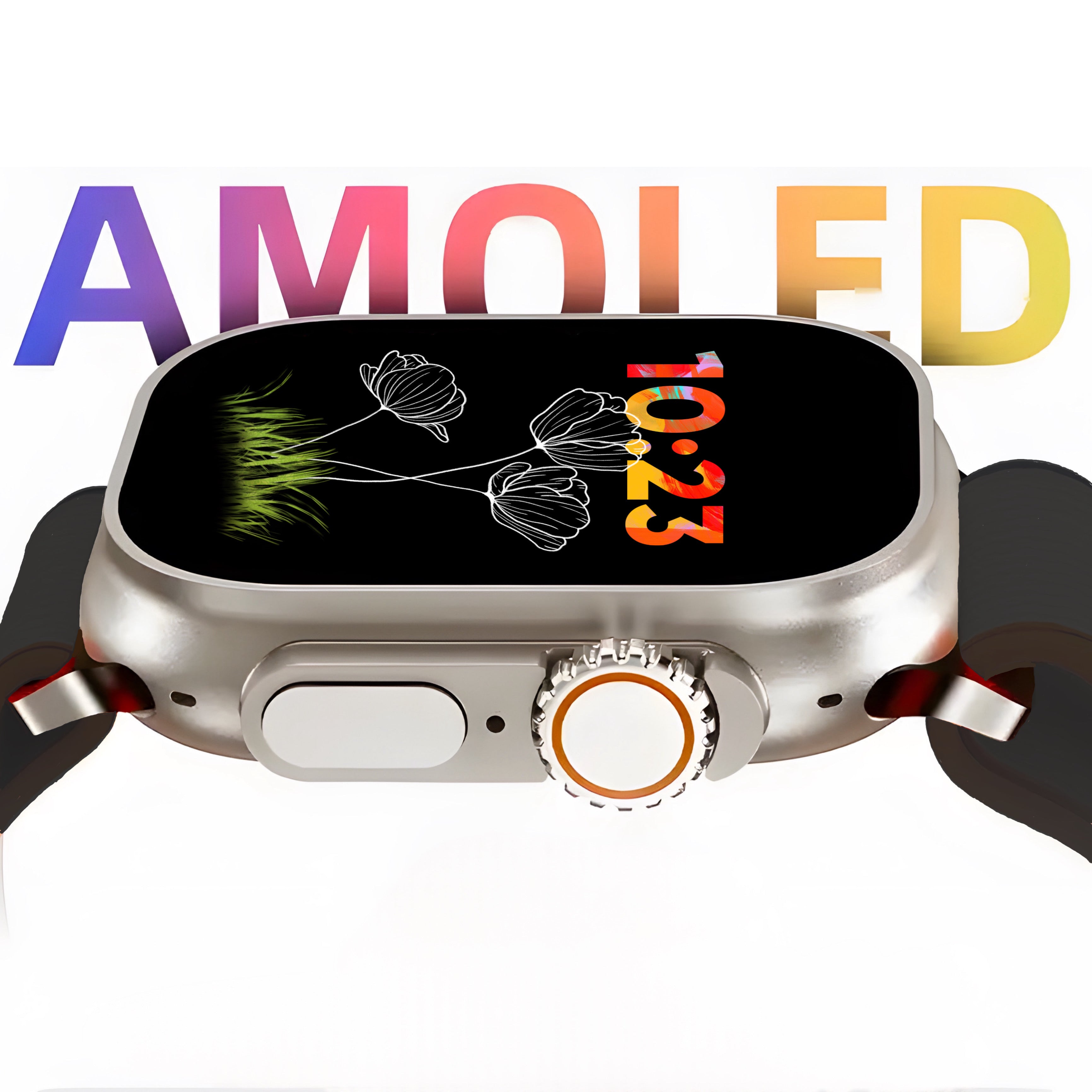 Ceas Smartwatch, Touchscreen, Ecran AMOLED, Asistent vocal, Monitorizarea starii de sanatate, Fitness, Meniu Waterfall, Cadran AI, Rezistent la apa si socuri, Silver