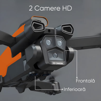 Drona cu 2 camere HD, HexaCraft, Model EagleFly, Portocaliu