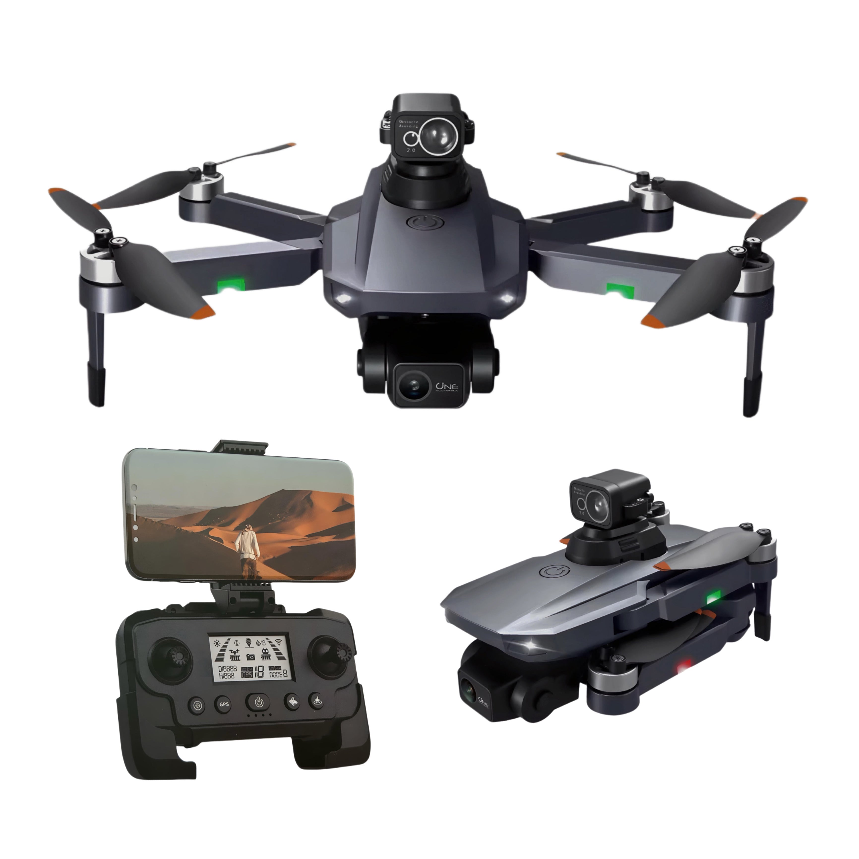 Drona profesionala, Camera 6K, 5G, GPS, HexaCraft AltusAir