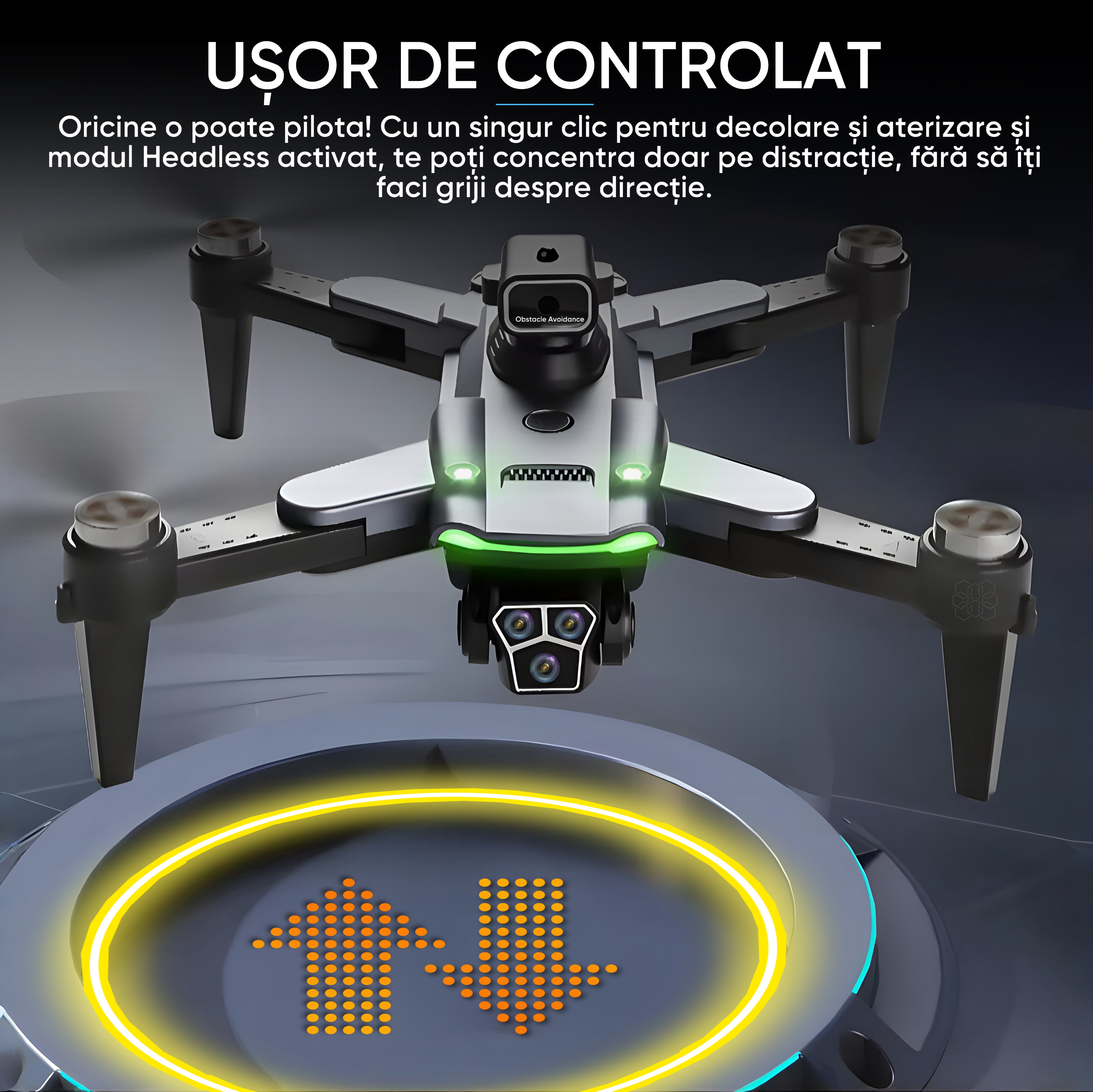 Drona QuadCopter inteligenta cu GPS, HexaCraft, Model PixelPilot
