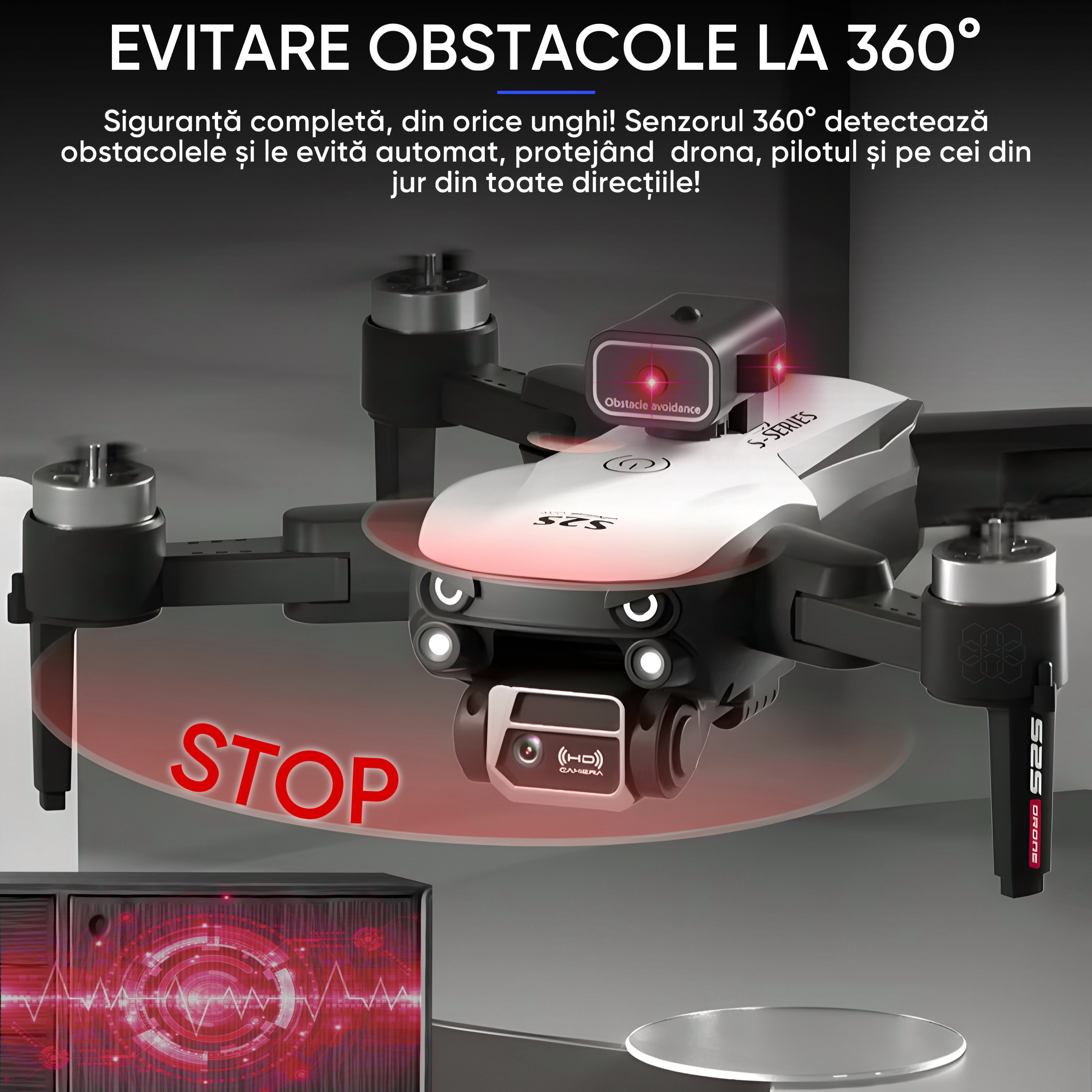 Drona incepatori, Original HexaCraft S-Seris, Camera duala 3MP
