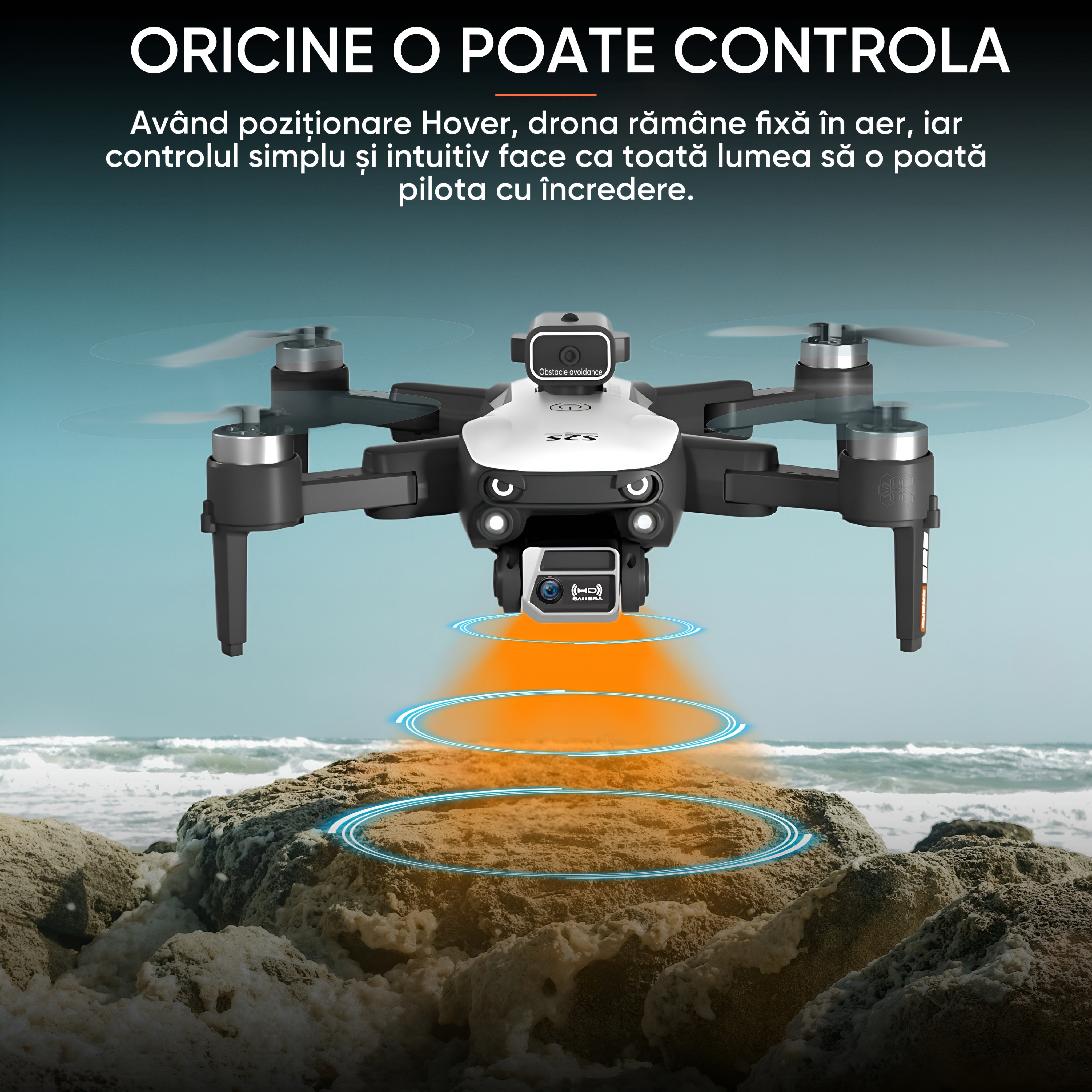 Drona incepatori, Original HexaCraft S-Seris, Camera duala 3MP