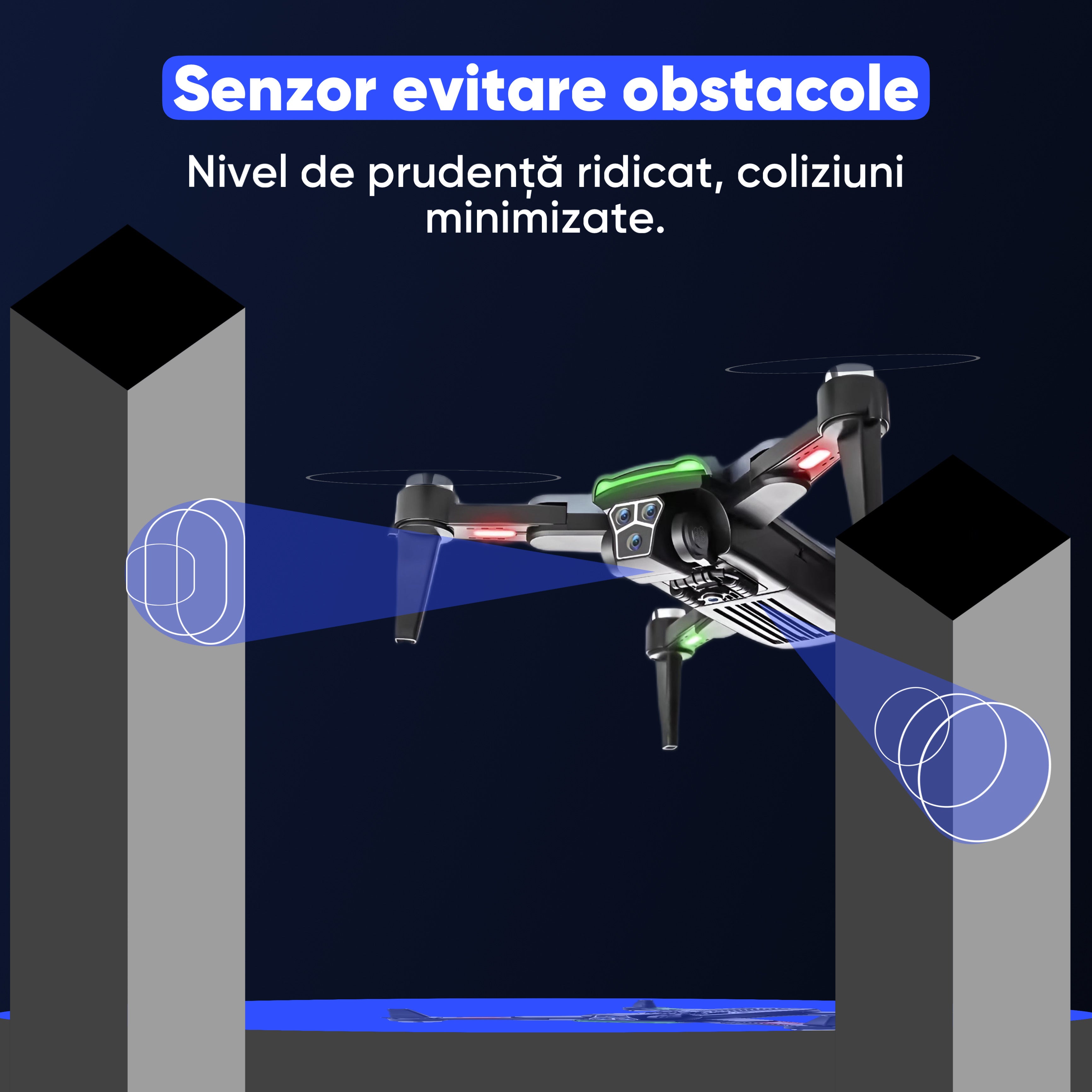 Drona QuadCopter inteligenta cu GPS, HexaCraft, Model PixelPilot