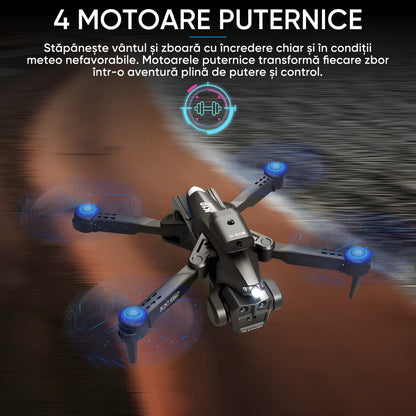 Drona inteligenta, HexaCraft IFAero, Cu 3 camere, Evitare obstacole 360°