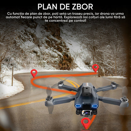Drona pentru nivel mediu, HexaCraft, Model ZetaFly, GPS, 5G, 3 Camere HD