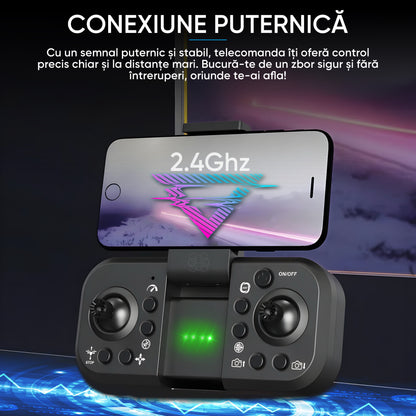 Drona pentru nivel mediu, HexaCraft, Model ZetaFly, GPS, 5G, 3 Camere HD