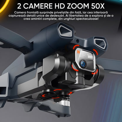 Drona pentru nivel mediu, HexaCraft, Model ZetaFly, GPS, 5G, 3 Camere HD