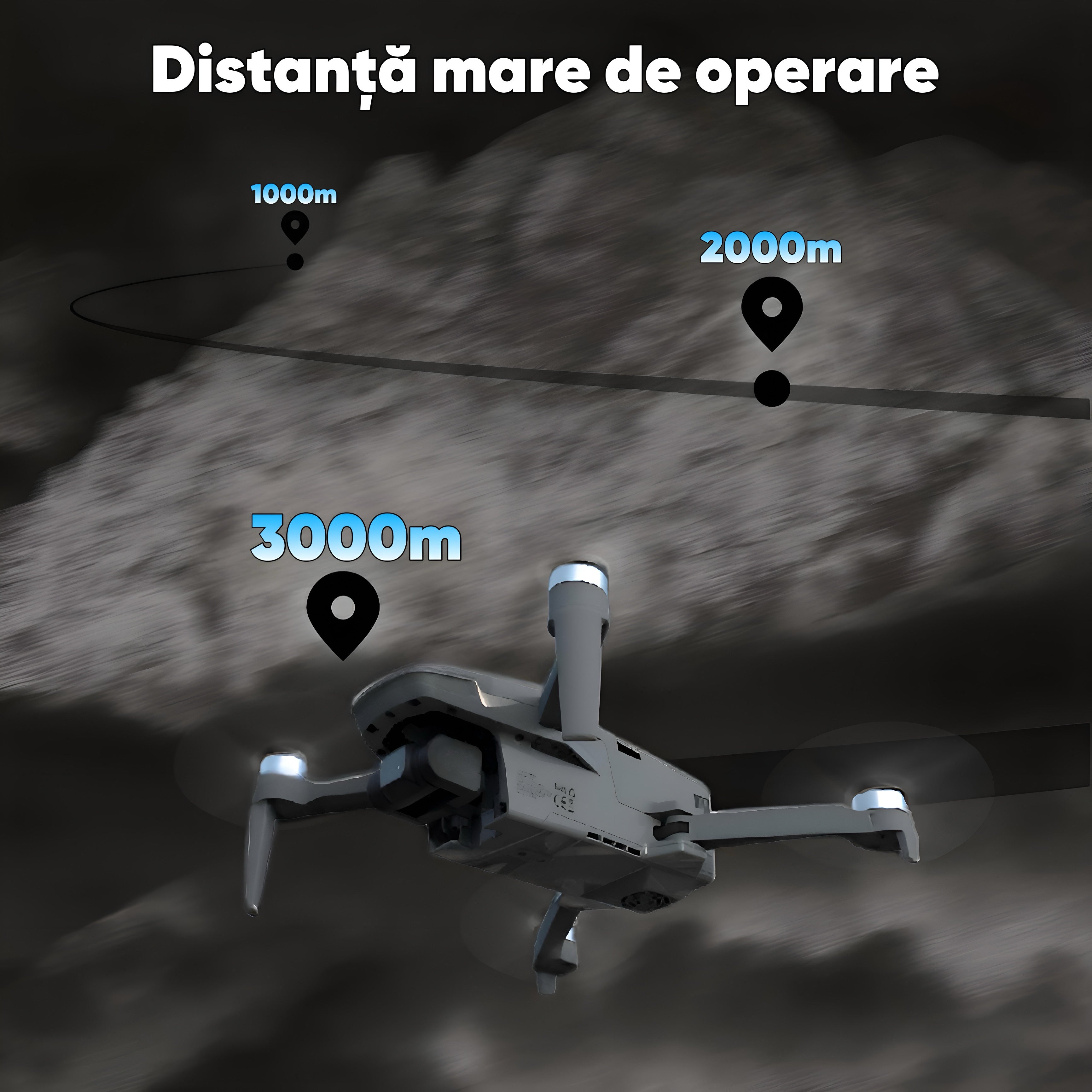 Drona profesionala Combo-Fly, GPS, Obiective 4K, HexaCraft