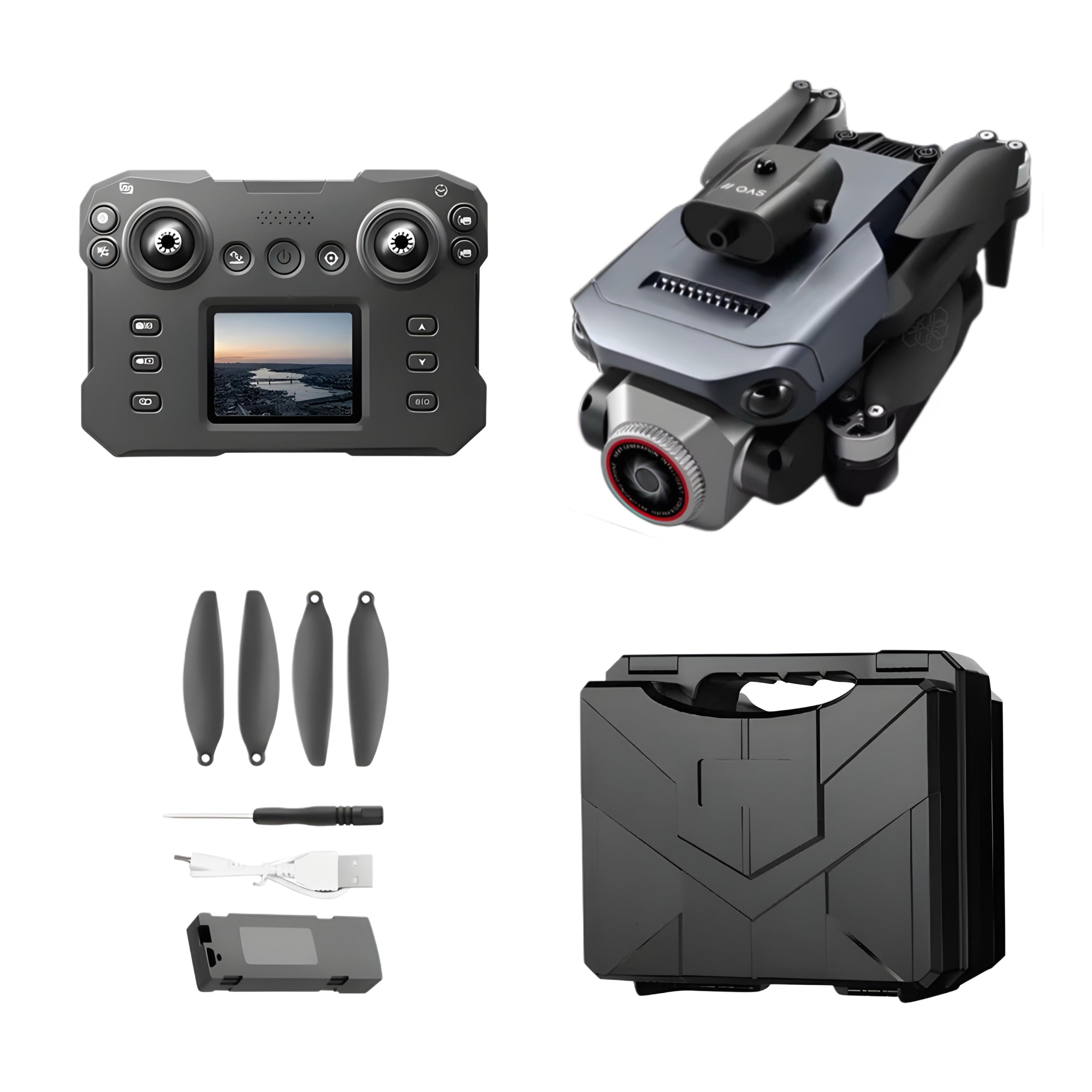 Drona cu camera duala 3MP, HexaCraft, Model Olipix