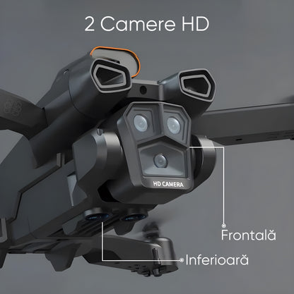 Drona cu 2 camere HD, HexaCraft, Model EagleFly, Negru