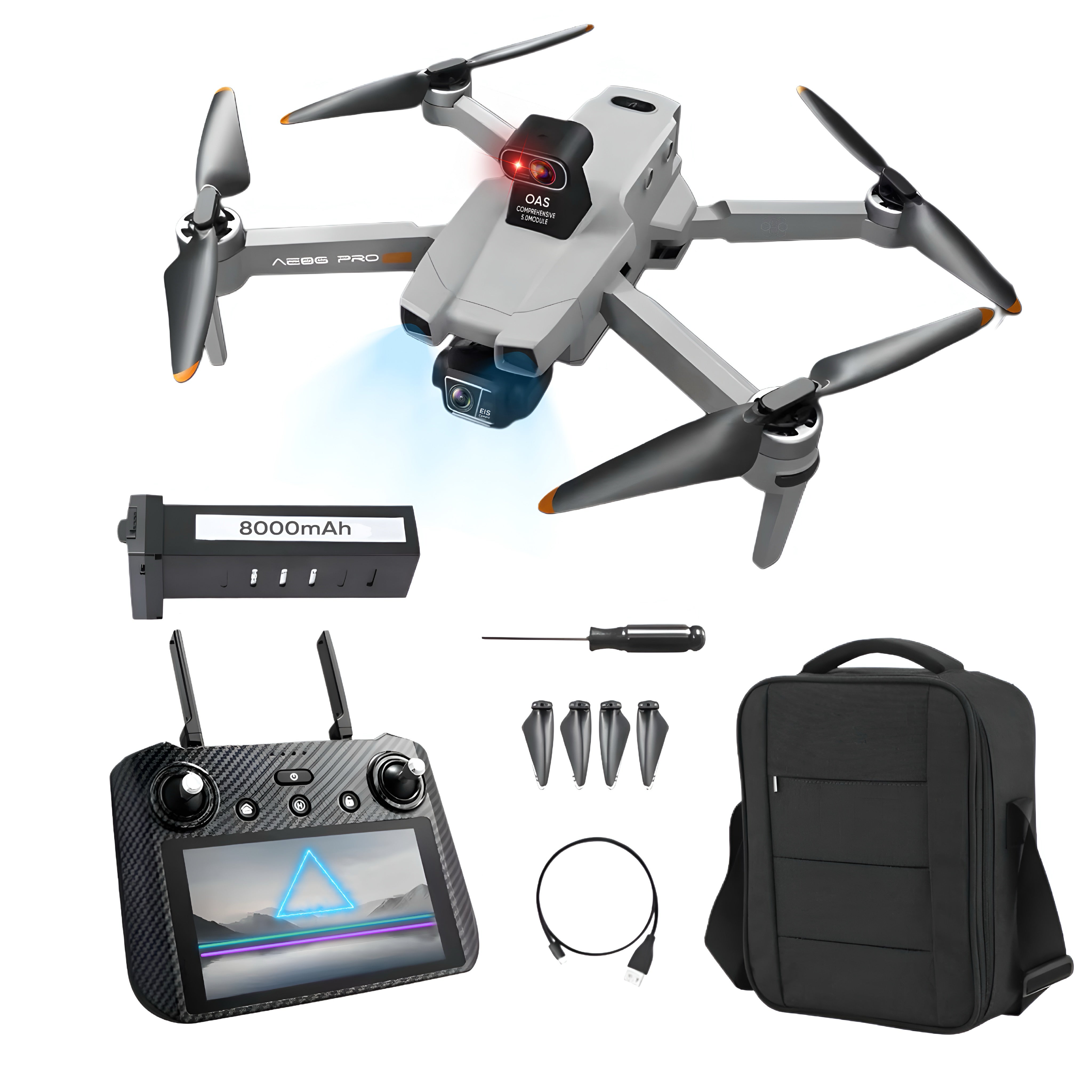 Drona profesionala HexaCraft, Model Tank For Fly, 8km, Fotografiere 8K UHD