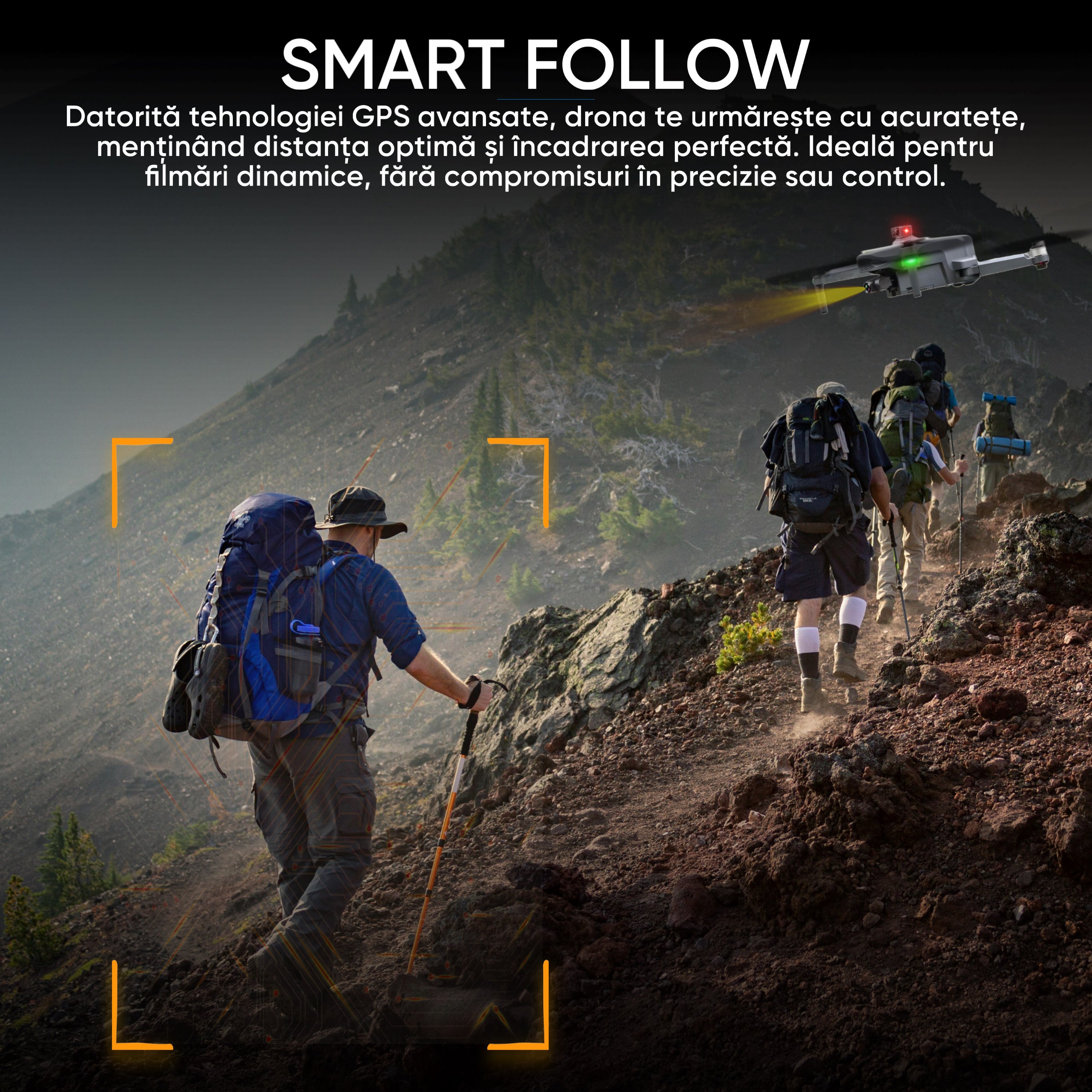 Drona profesionala cu camera 4K, HexaCraft, model Sparks 011RTS