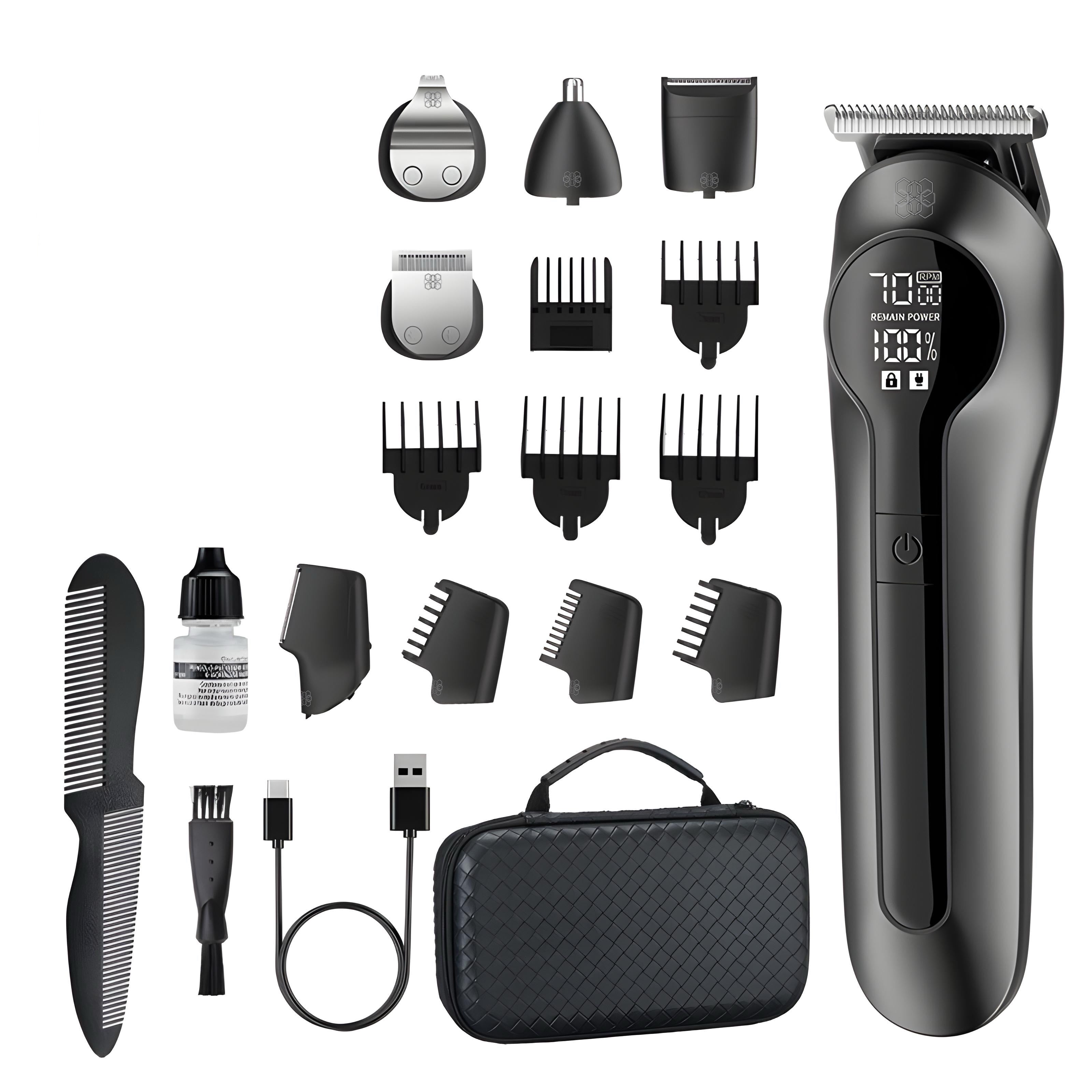 Trimmer multifunctional 6in1, 6000RPM, HexaCut