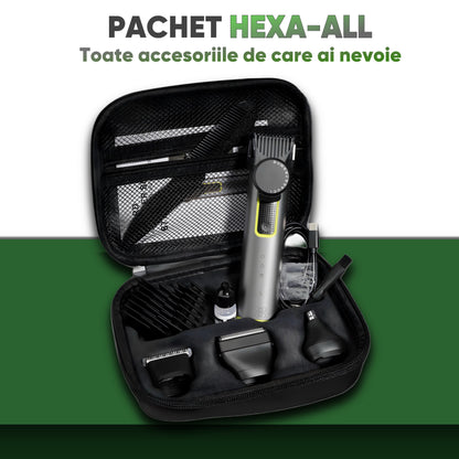 Masina de tuns si aparat de ras 4 in 1, Set profesional by HexaCut