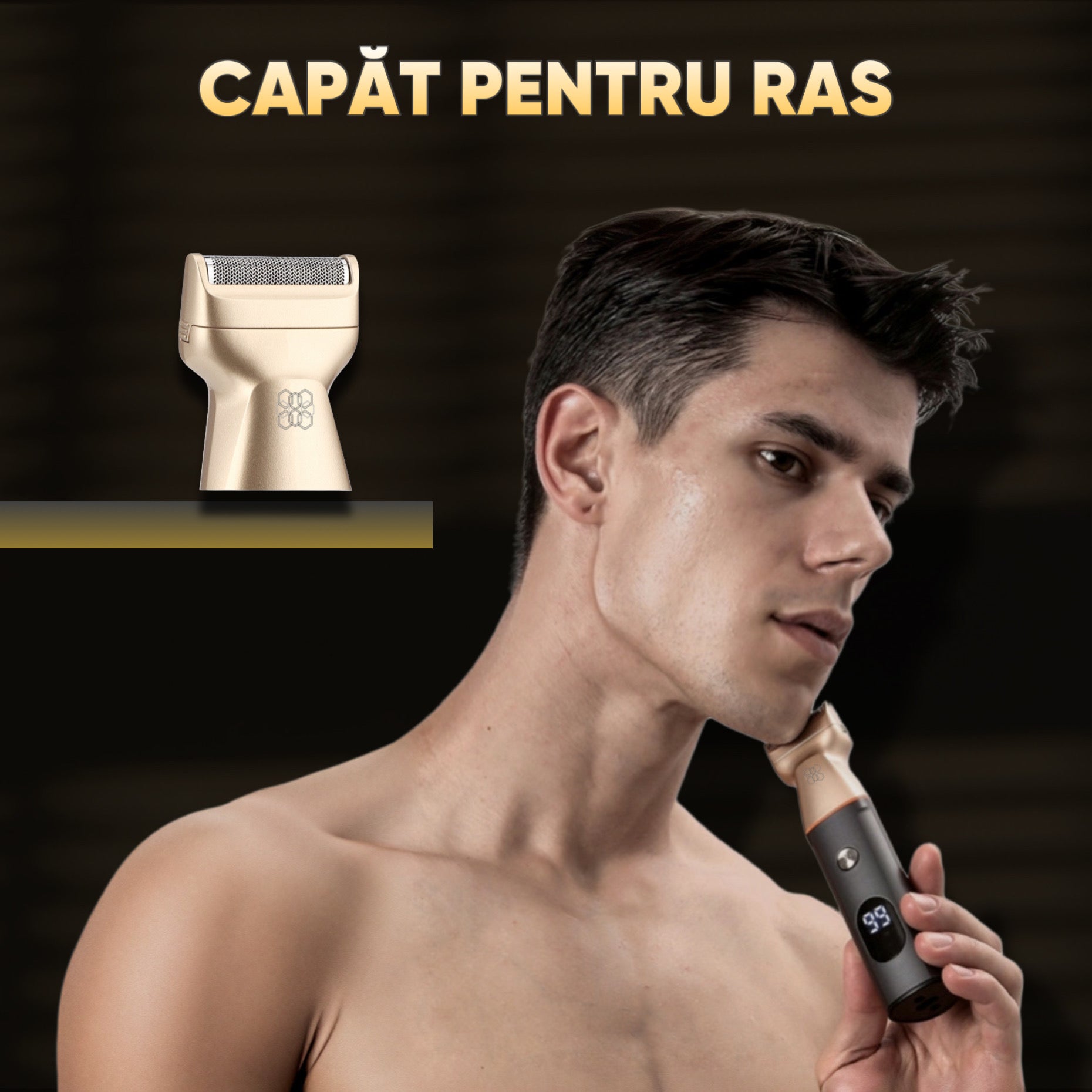 Masina de tuns si aparat de ras 5 in 1 cu statie de incarcare, HexaCut