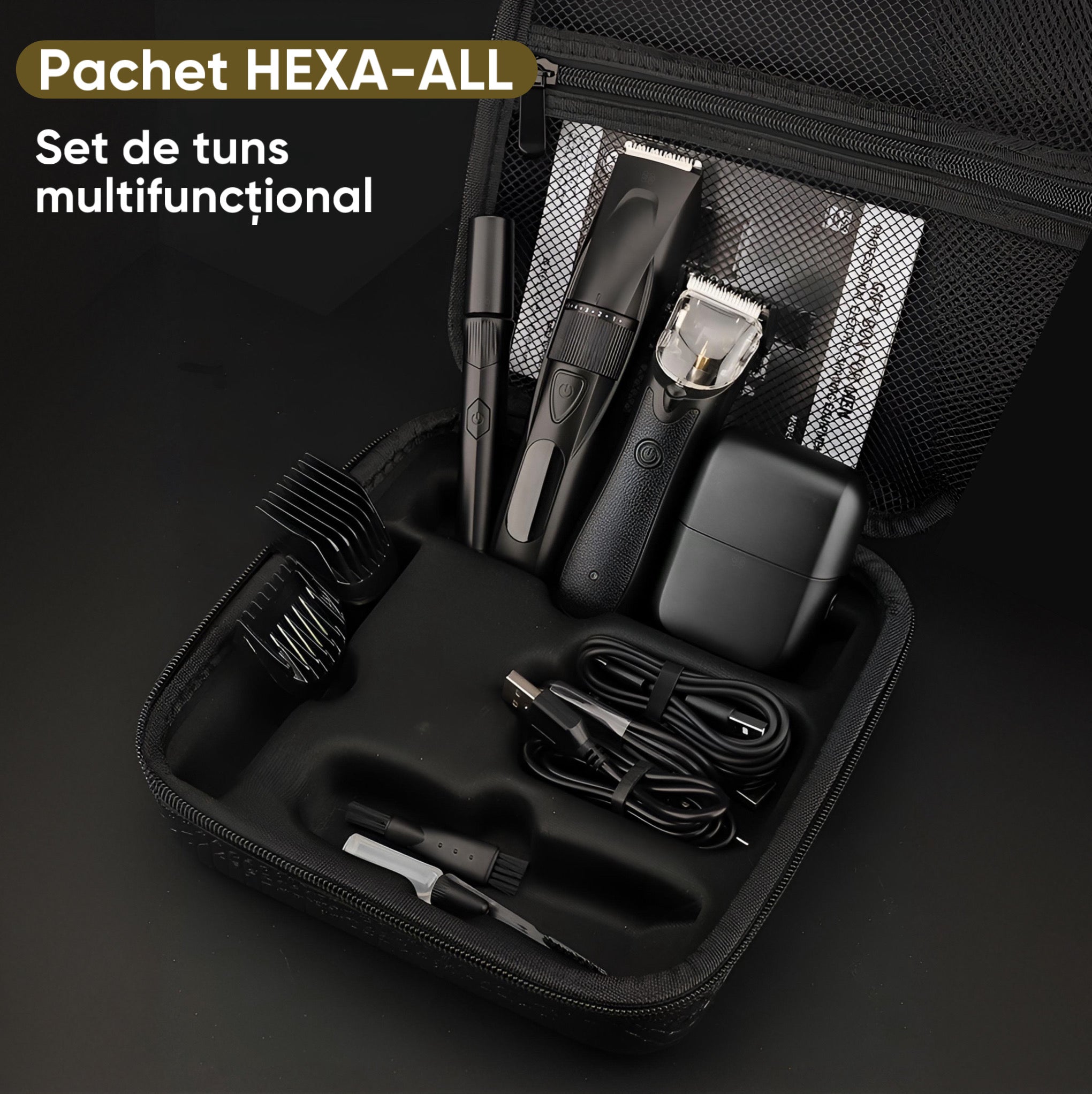 Set profesional de tuns parul, Pachet HEXA-ALL by HexaCut