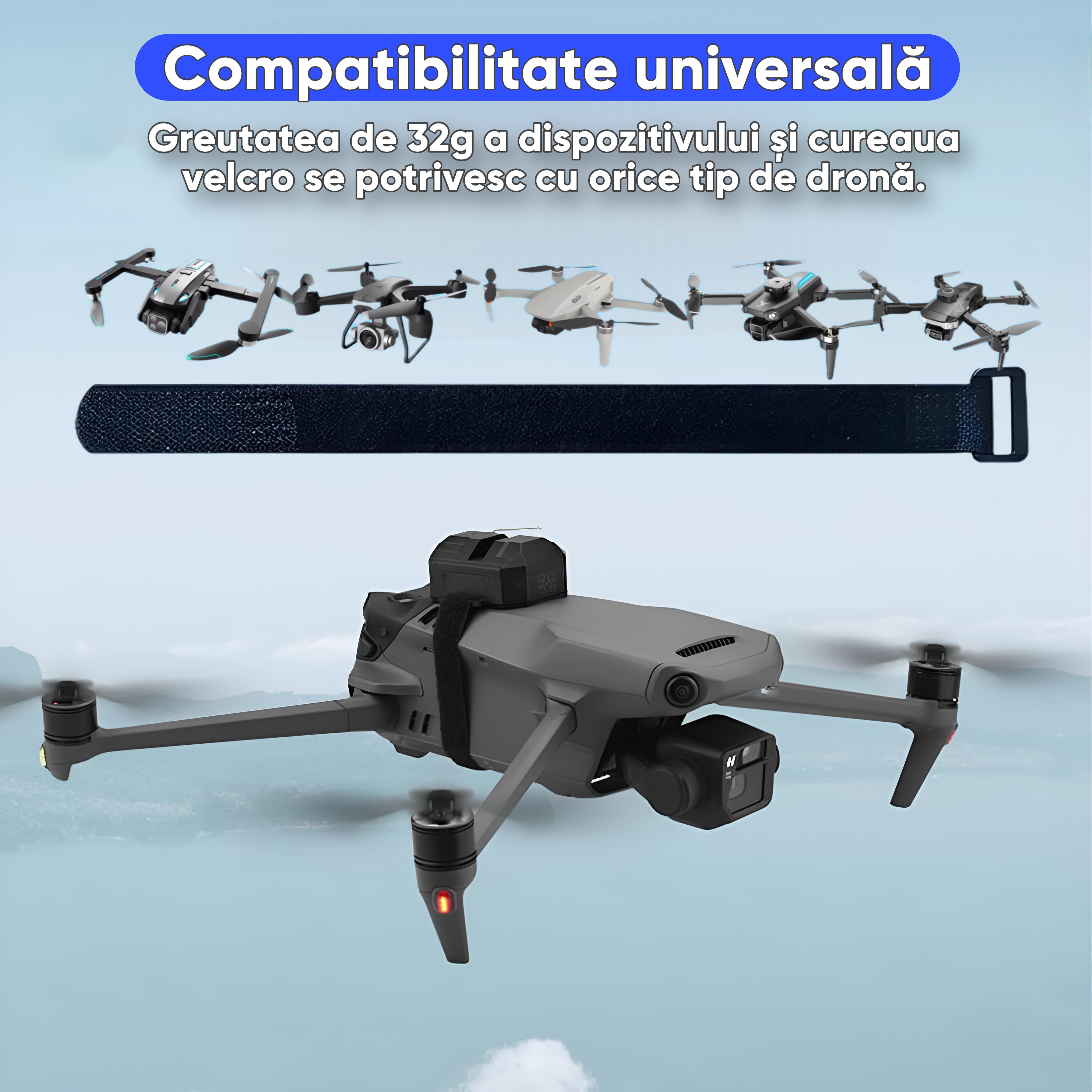 Sistem universal de prindere si transport AirDrop pentru drone, HexaCraft